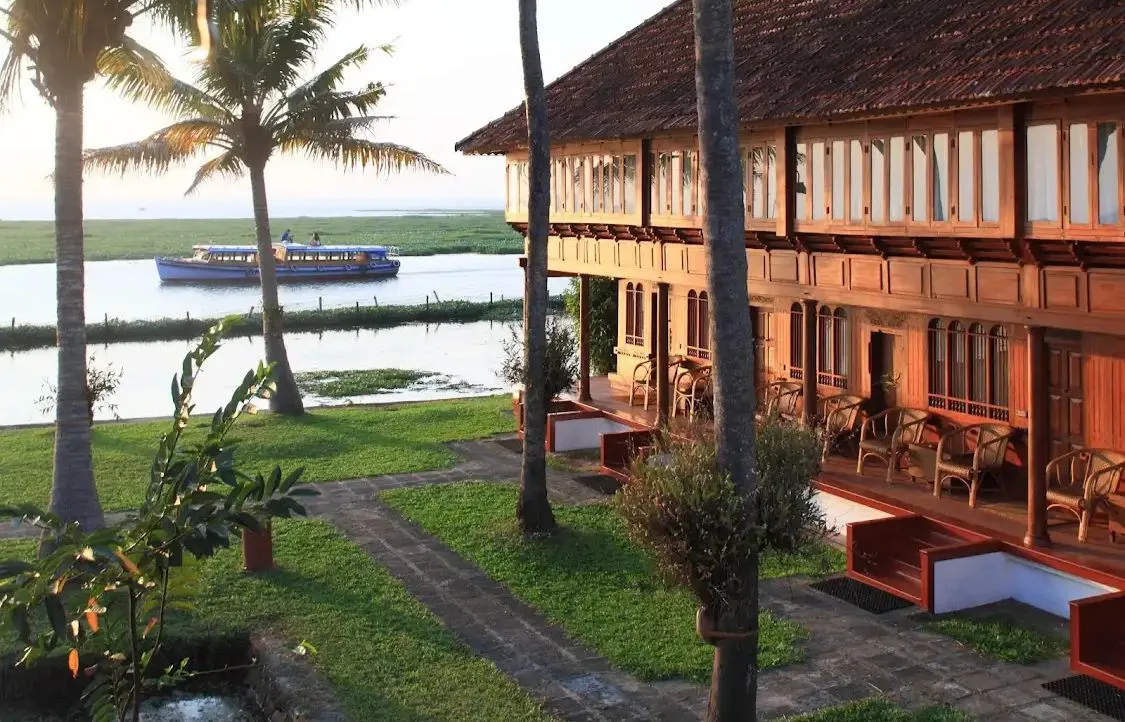 A lakefront resort in Kumarakom