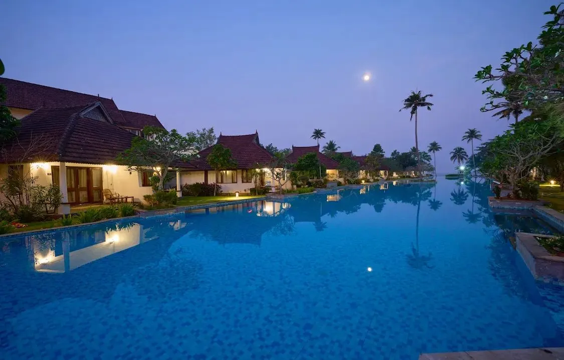 A five-star luxury resort in Kumarakom